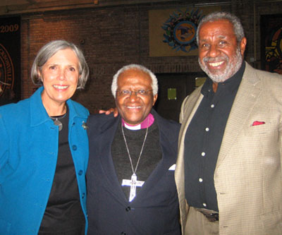 Archbishop Desmond Tutu, Shirley Stetson and Bryant Rollins